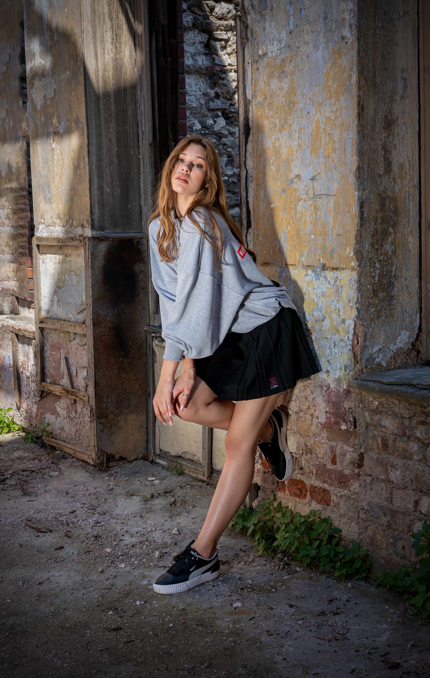 Vienetta Lounge College Skirt Set